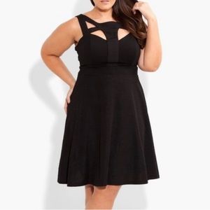 City Chic Cutout Dress